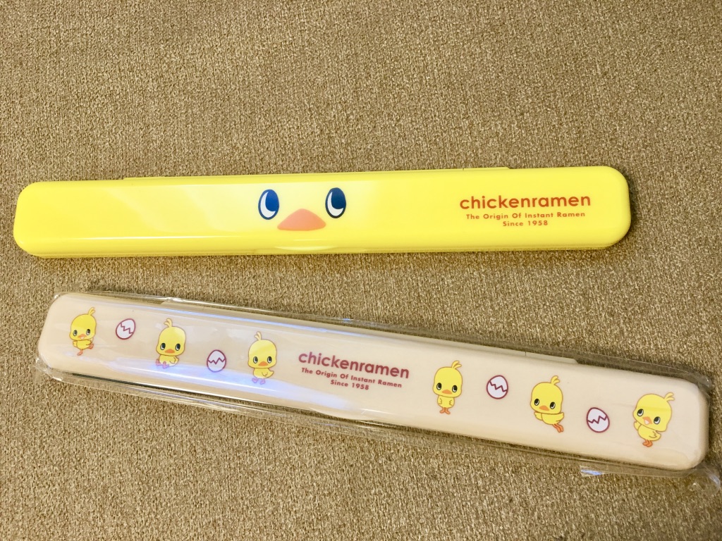 チキンラーメンひよこちゃんのお箸2種類